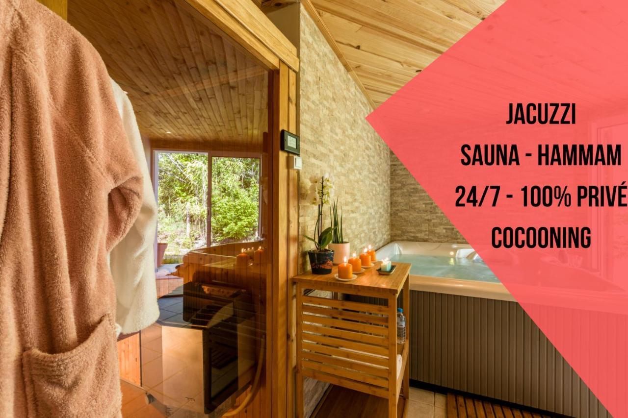 Sauna - Jacuzzi - 100% Prive - L'Estantada Linxe Zewnętrze zdjęcie